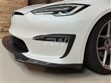 Tesla Model S Facelift CF Front Upper Splitters / 