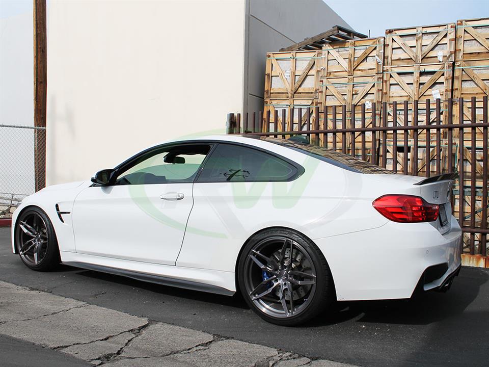 Bmw F82 F83 M4 Gtx Carbon Fiber Side Skirt Extensions