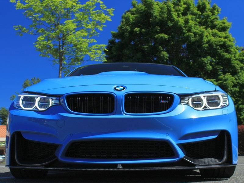 BMW F80 F82 F83 M3 M4 Performance Style Carbon Fiber Front Lip Spoiler