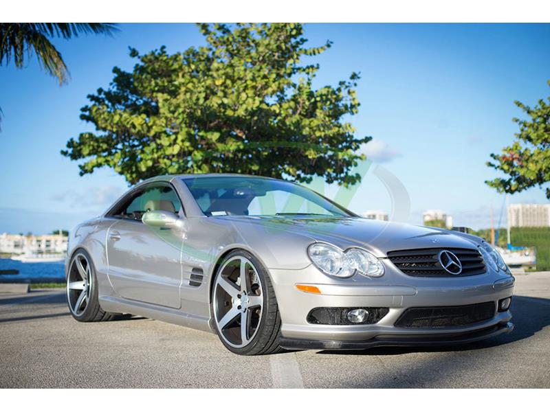 mercedes r230 sl500 sl550 sl600 sl55 carbon fiber front lip