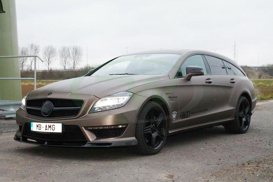 Mercedes W Cls Amg Dtm Carbon Fiber Front Lip Spoiler