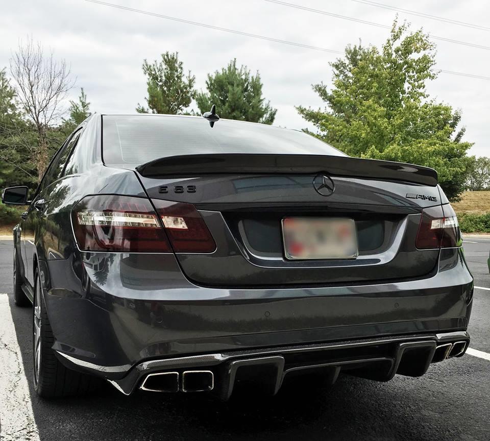 Mercedes W212 E63 AMG Renn Style Carbon Fiber Diffuser