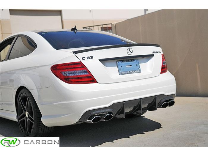 Mercedes c250 rear diffuser #2