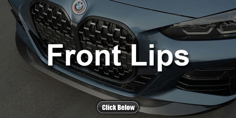 BMW G22 G23 4 Series Carbon Fiber Front Lip Spoilers