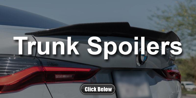 BMW G22 G23 4 Series Carbon Fiber trunk spoilers