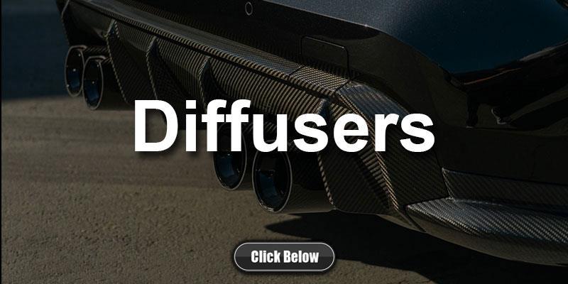 BMW G82 G83 M4 Carbon Fiber Diffusers