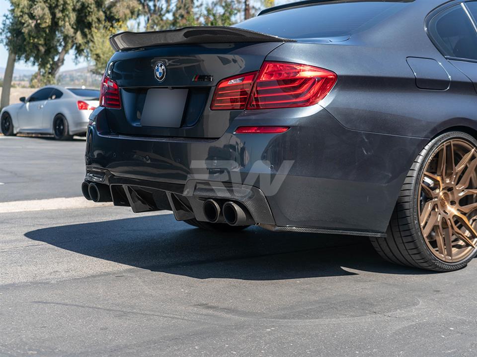 BMW F10 M Sport DTM Carbon Fiber Rear Diffuser 528i 535i 550i