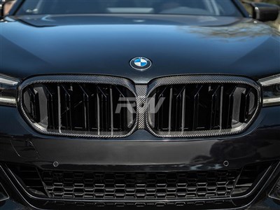 BMW F90 M5 G30 LCI Carbon Fiber Replacement Grille