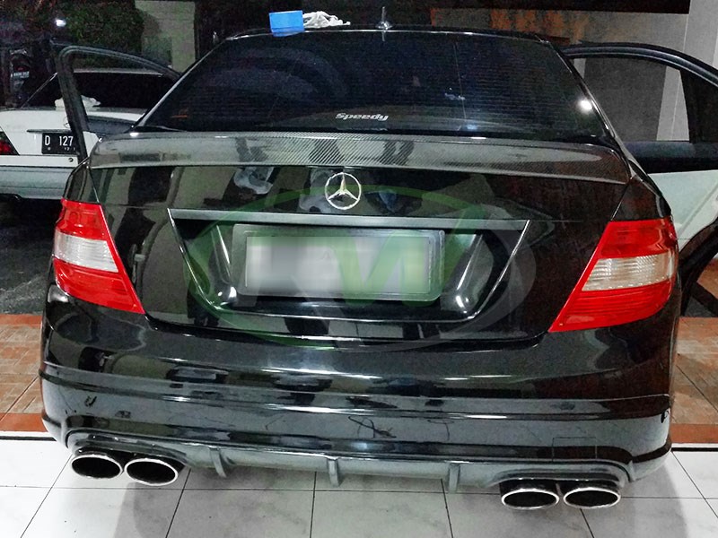 Mercedes trunk spoilers #4
