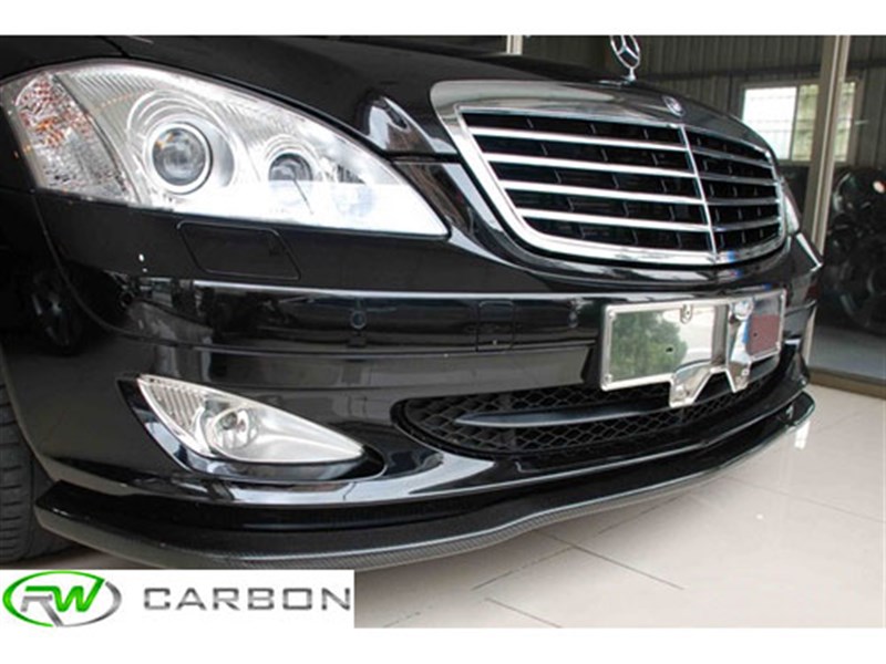 Mercedes W221 Carbon Fiber Front Lip S350 S400 S550