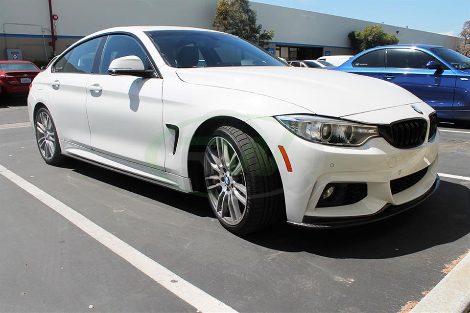 BMW F36 428i with a 3D Style RW Carbon Fiber Front Lip