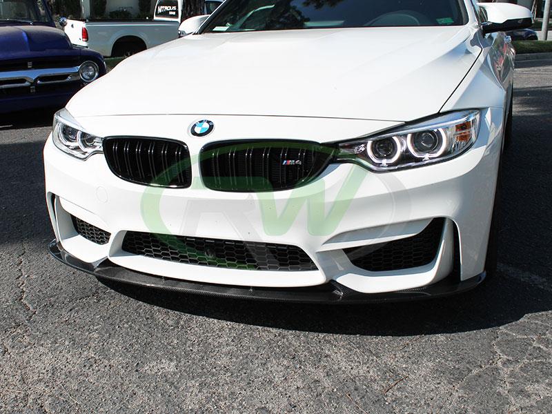 BMW F80 F82 F83 M3 M4 3D Style Carbon Fiber Front Lip Spoiler