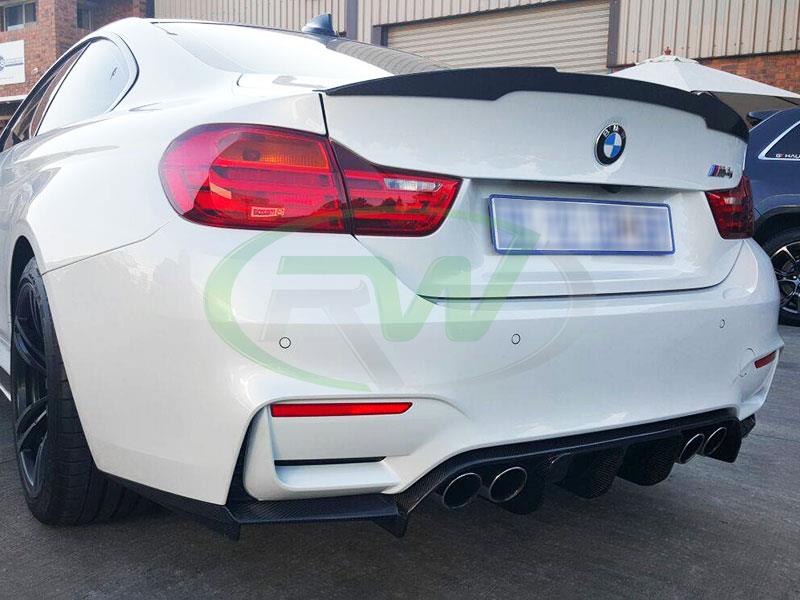 BMW F80 F82 F83 M3 M4 DTM Carbon Fiber Rear Diffuser