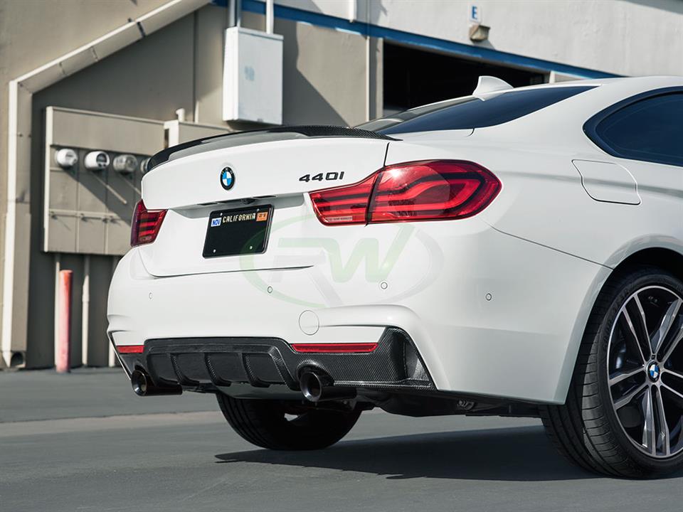 Bmw F Series I I Performance Style Carbon Fiber Trunk Spoiler