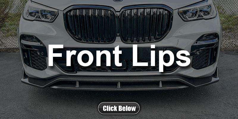 BMW G06 X6 Carbon Fiber Front Lip Spoilers