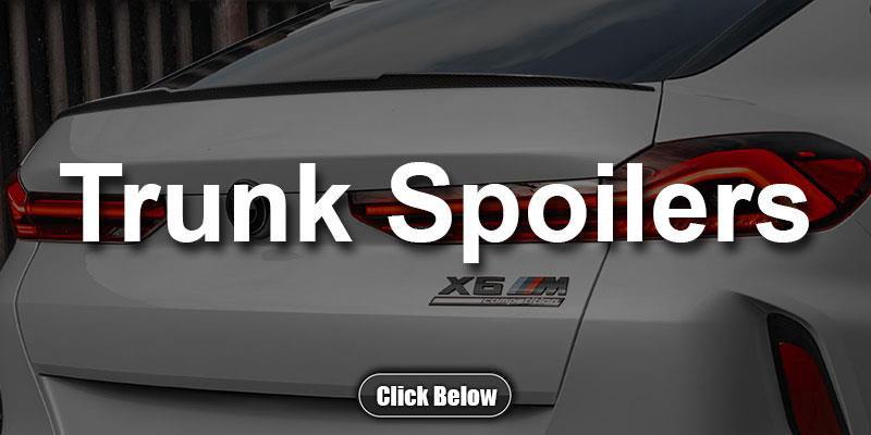 BMW G06 X6 Carbon Fiber trunk spoilers