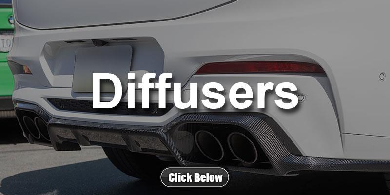 BMW F98 X4M Carbon Fiber Diffusers