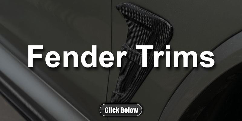BMW F98 X4M Carbon Fiber fender trims