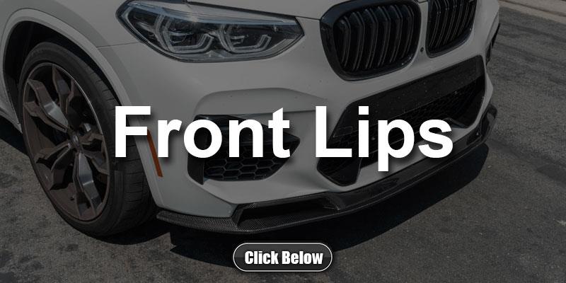 BMW F98 X4M Carbon Fiber Front Lip Spoilers