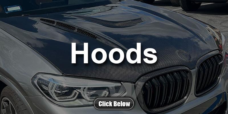 BMW F98 X4M Carbon Fiber hoods