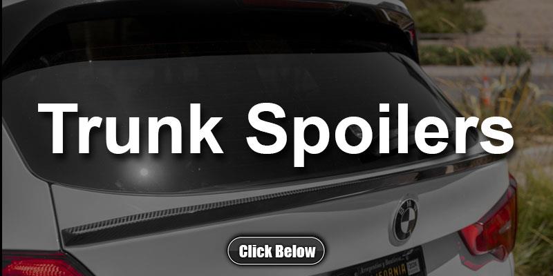 BMW F98 X4M Carbon Fiber trunk spoilers