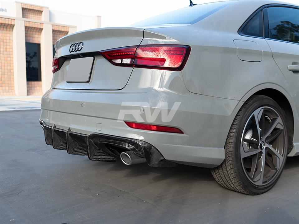 Audi V A S Facelift Sedan Dtm Carbon Fiber Rear Diffuser