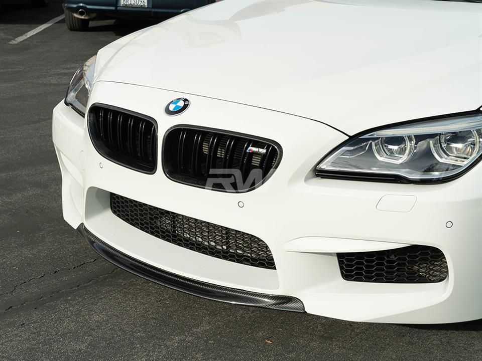BMW F06 F12 F13 M6 Center Carbon Fiber Front Lip Spoiler
