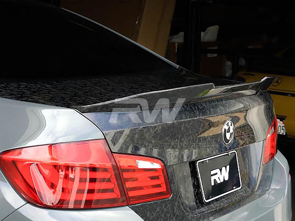 BMW F10 528i, 535i, 550i and M5 GTX Forged Carbon Trunk Spoiler