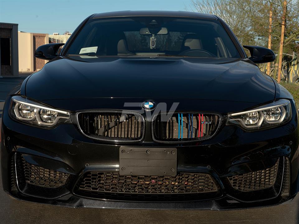 BMW F32/F33/F36/F80/F82 Double Slat Carbon Fiber Grilles