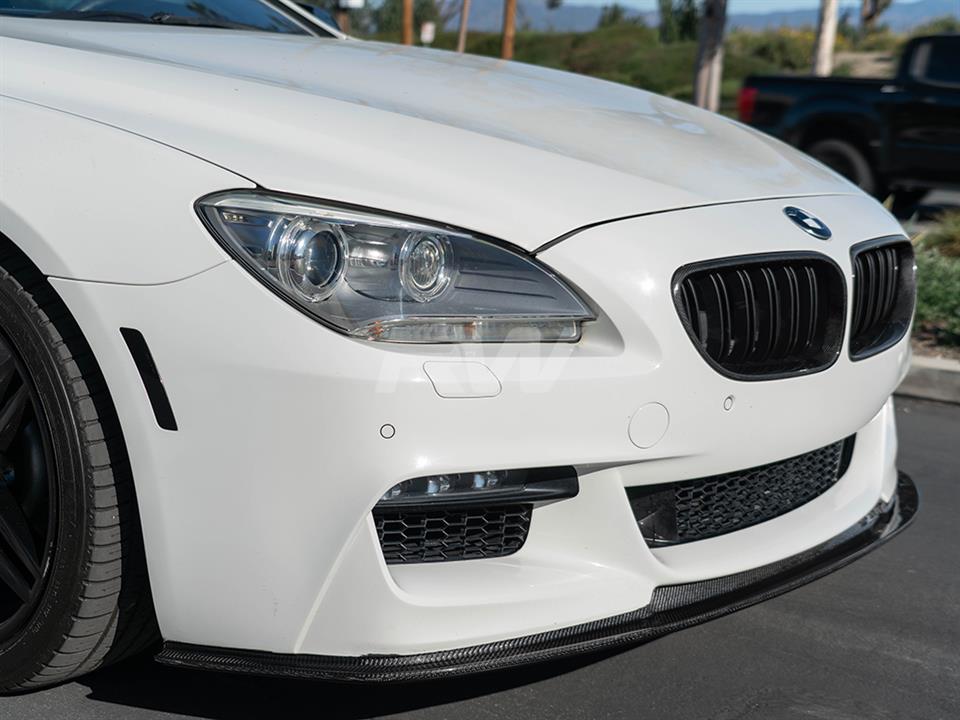 Bmw F06 F12 F13 640i 650i M Sport Rw Signatures Carbon Fiber Front Lip 8707