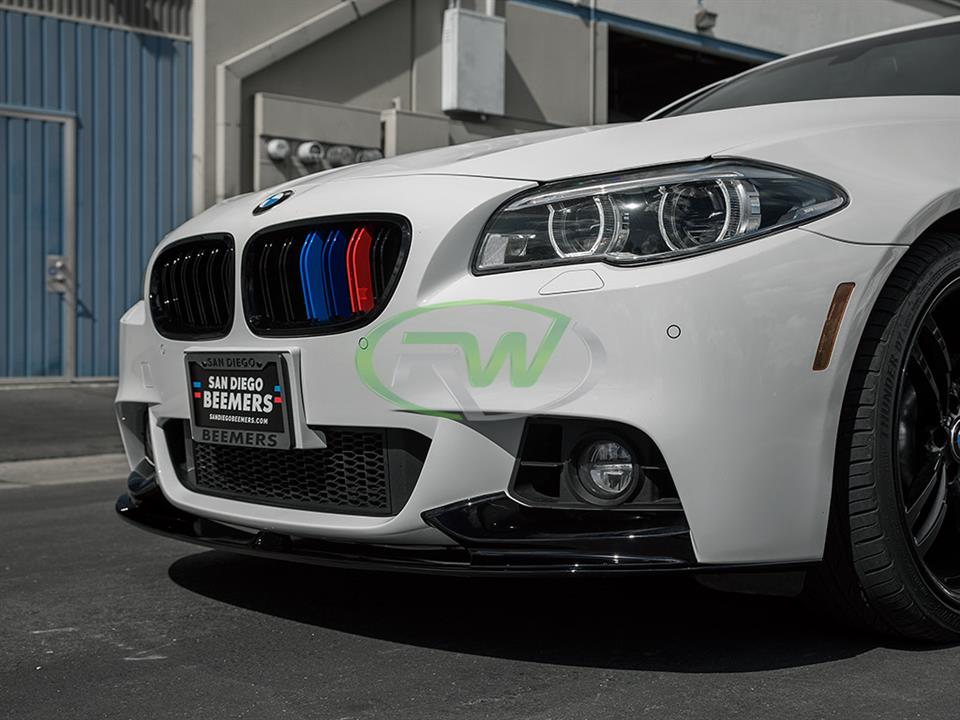BMW F10 F11 serie 5 Spoiler anteriore carbonio M performance