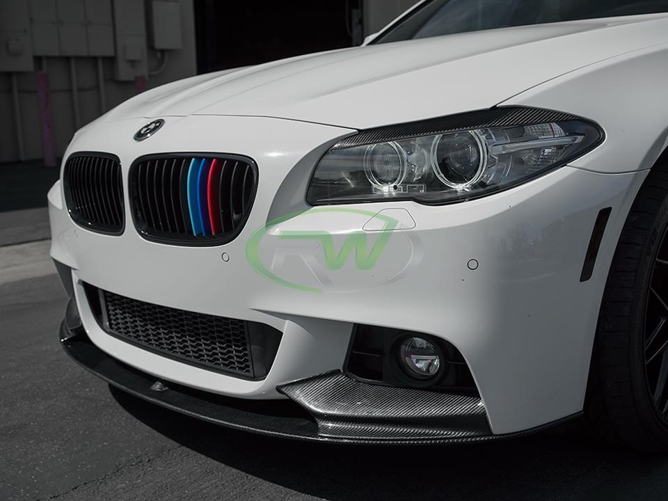 BMW F10 DTM M Sport Carbon Fiber Front Lip Spoiler 528i 535i 550i