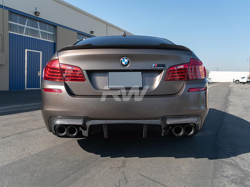 1203 - Rear Spoiler Performance Carbon fits BMW 5 Series M5 F10