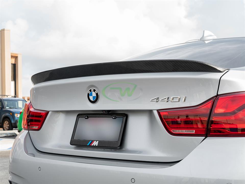 BMW F36 3D Style Carbon Fiber Trunk Spoiler 428i 430i 435i 440i