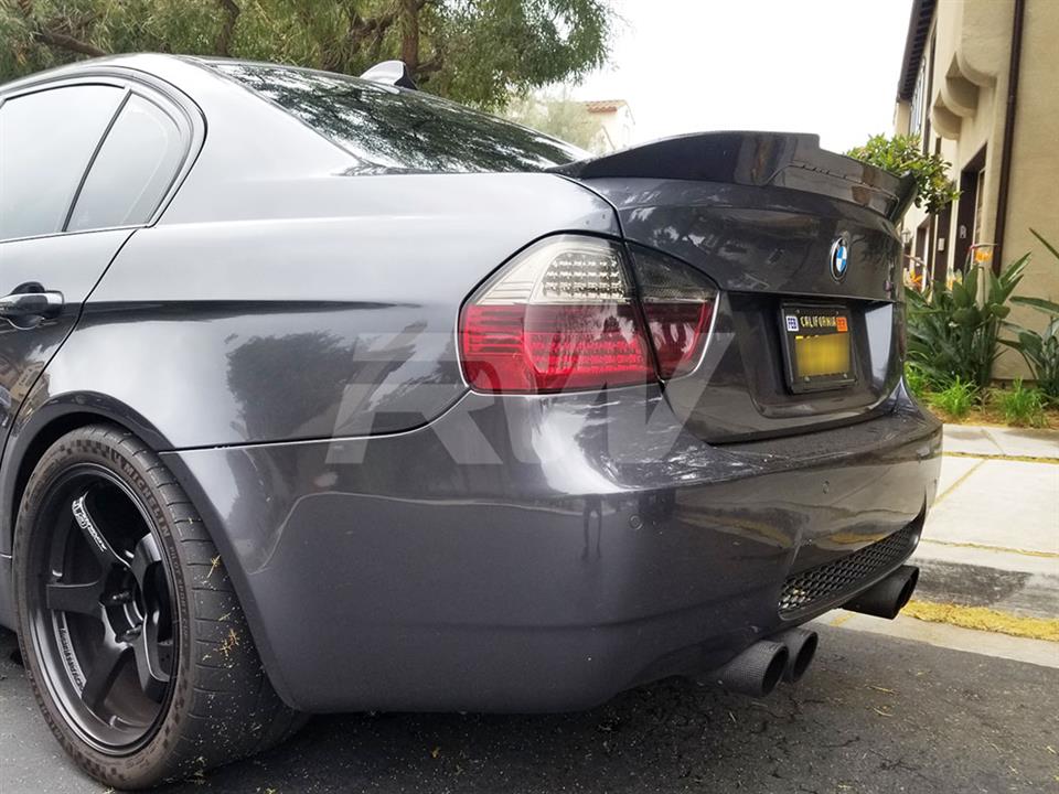 BMW E90 3-Series M3 GTX Carbon Fiber Trunk Spoiler 325 328 330 335