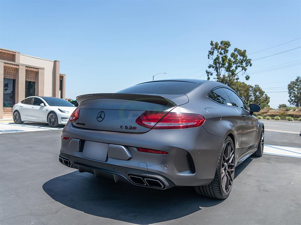 Mercedes W205 DTM Carbon Fiber Trunk Spoiler C300 C400 C450 C43 C63 AMG