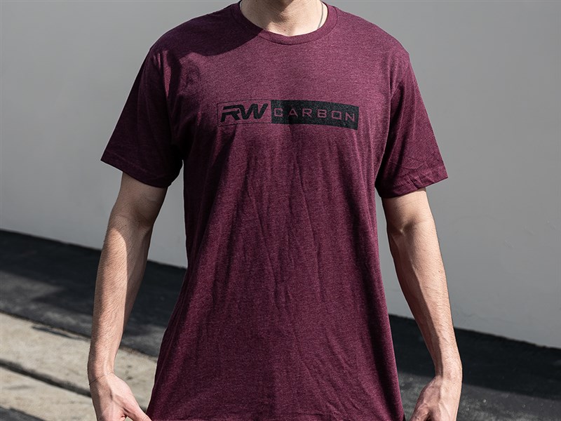RW Black Decal Maroon T-Shirt