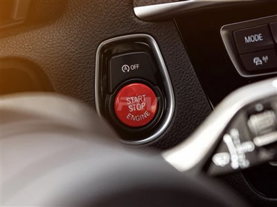 BMW Red Start Stop Button