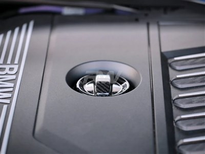 BMW Carbon Fiber Competition Oil Cap Covers