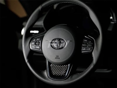 Toyota Supra A90 Carbon Fiber Steering Wheel Trim