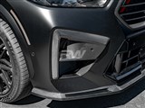 BMW F95 X5M F96 X6M LCI Carbon Fiber Front Trim Covers / 