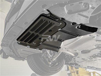 BMW G90 M5 Carbon Fiber Oil Cooler Guard / 
