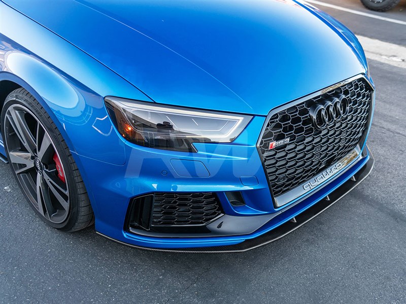 Audi 8V RS3 17+ V2 Carbon Fiber Front Lip