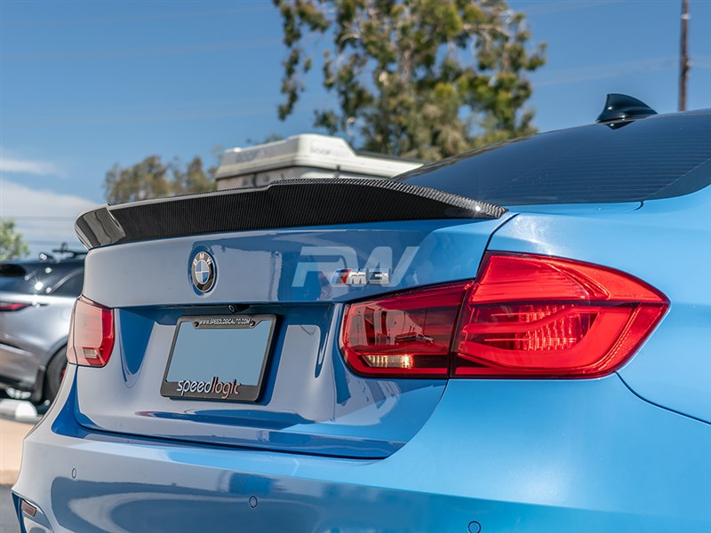 Carbon Fiber Spoiler fits for BMW 3 Series F30 F35 F80 320i 328i 330i 335i  M3 All Models Sedan 2012-2018 Carbon Fiber Rear Spoiler Lip Trunk Lip 