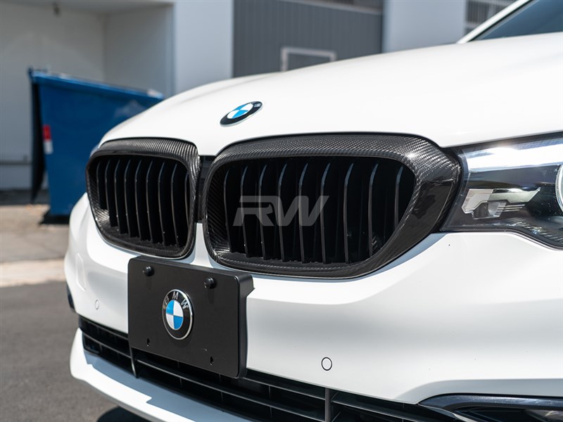 BMW G30 Carbon Fiber Grille Surrounds 530 540 550