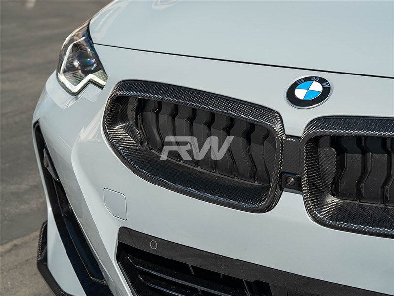 BMW G42 2-Series 230i M240i Carbon Fiber Grille Surrounds